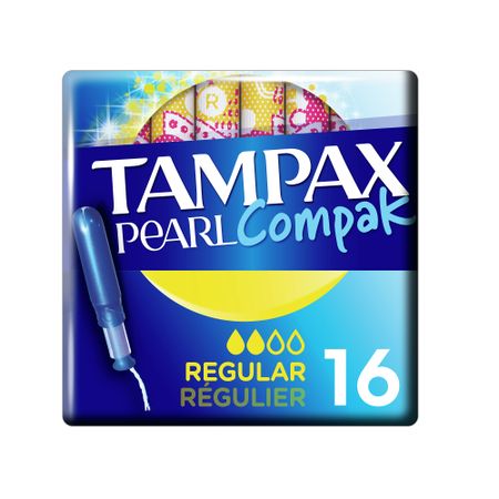 Тампакс Компак Перл тампоны женские гигиенические с аппликатором Регуляр 16 630₽