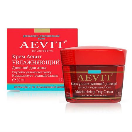 Либридерм Аевит крем дневной увлажняющий банка 50мл 479₽