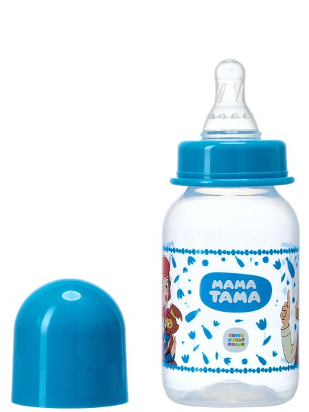 Мама Тама бутылочка с силиконовой соской с 0 мес 125мл МТ 001 316₽