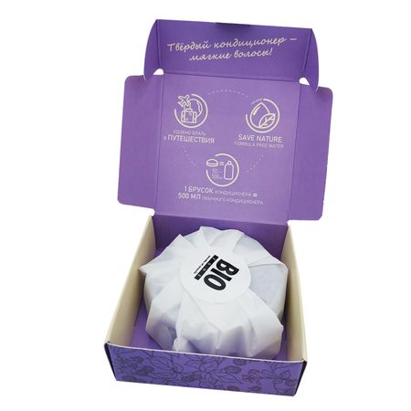 Биозон кондиционер-бальзам для всех типов волос ежевика и масло кокоса 50г 129₽