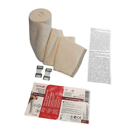 Лаума Бинт медицинский эластичный компрессионный модель 5 средней растяжимости 8смх06м 178₽