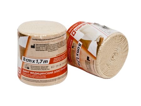 Лаума бинт эластичный медицинский 17мх8см 624₽