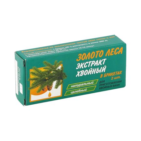 Хвойный экстракт сухой брикеты 50гх2 298₽