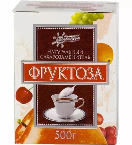 Фруктоза кристаллическая пор 500г 194₽