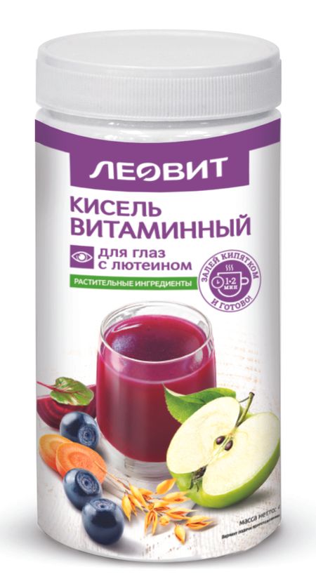 Леовит кисель Витаминный для глаз с лютеином 400г 388₽