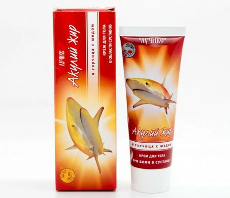Акулий жир крем д тела горчица мед 75мл 179₽