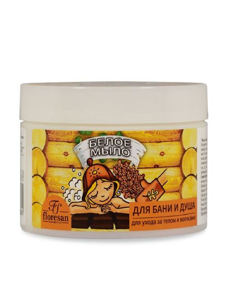 Флоресан мыло жидкое натуральное таежное для бани душа белое 450мл 39 285₽