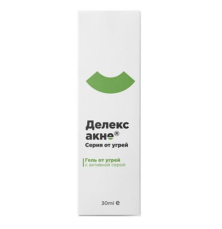 Делекс-Акне гель д лица против угрей 30мл 957₽