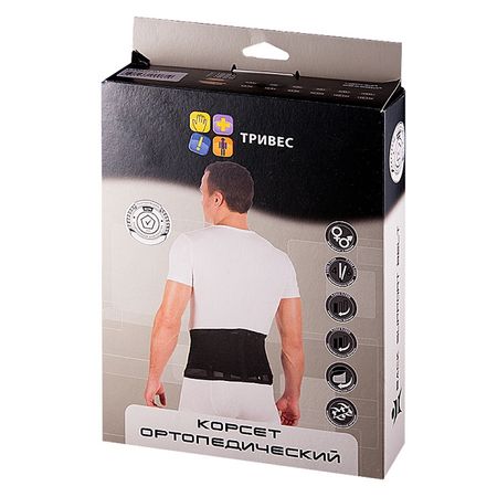 Тривес корсет Т-1555 ортопедический 83-96см рM 1751₽