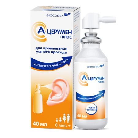 А-Церумен Плюс спрей 40мл 1403₽
