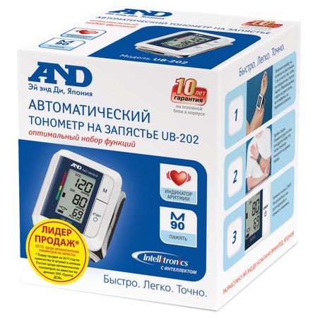 Эй энд Ди тонометр UB-202 автомат на запястье 2521₽