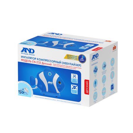 Эй энд Ди ингалятор CN-232 детский компрессорный небулайзер