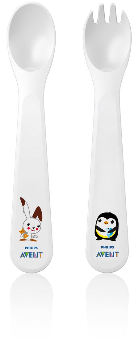 Филипс Авент набор ложкавилка от 12мес 65690 693₽