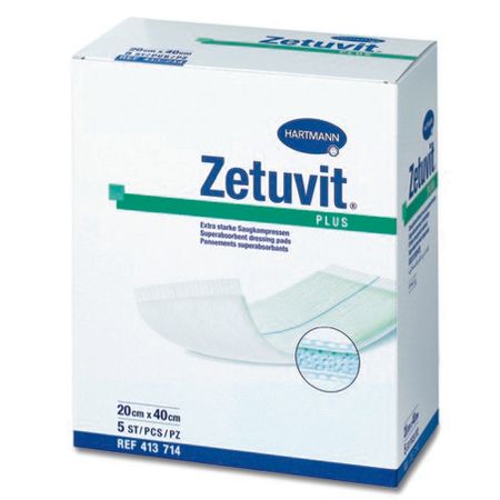 Цетувит Плюс повязка суперабсорб стерильная 10х10см 10 1378₽