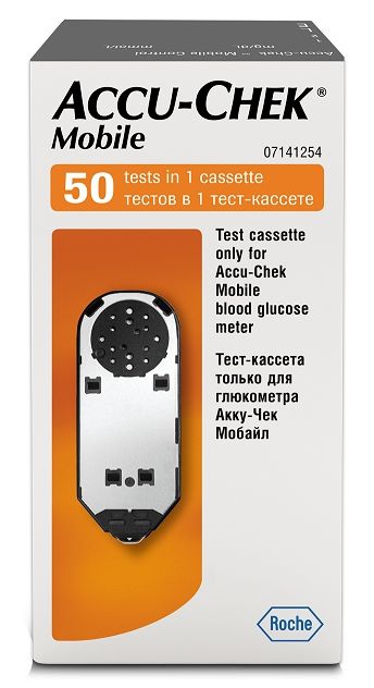 Акку-Чек тест-полоски для глюкометра Мобайл 5953740015