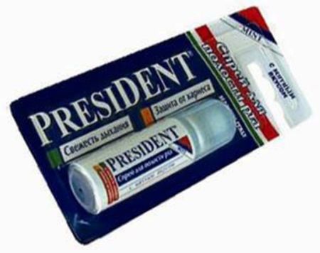 ПрезиДент освежитель для полости рта мята б спирта 20мл 424₽