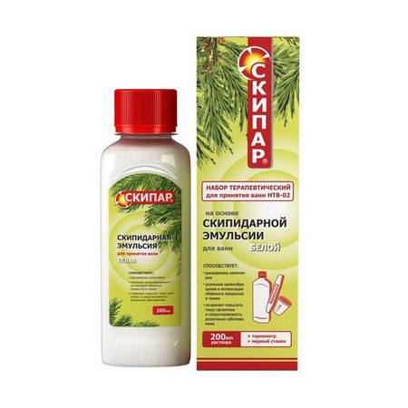 Скипар эмульсия белая набор терапевтический д ванн-02 200мл