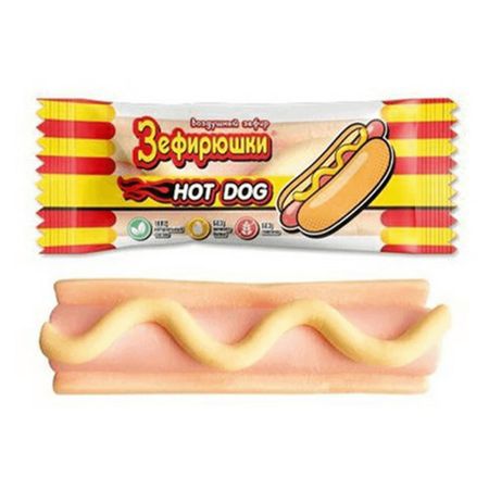 Зефир воздушный Зефирюшка хотдог, 18 г