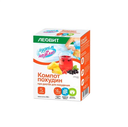 Леовит компот Похудин пак 18г 5 127₽