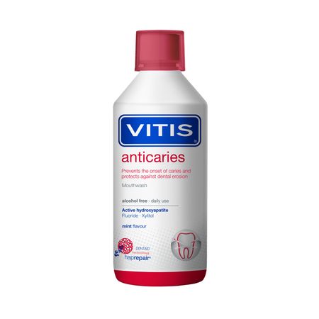 VITIS Ополаскиватель для полости рта Anticaries 500мл 949₽