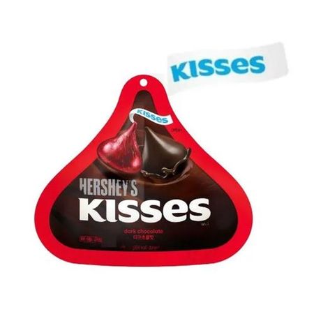 Конфеты Hershey's Kisses, темный шоколад, 82г