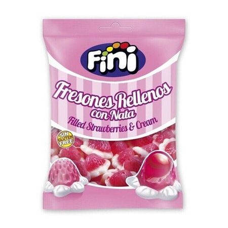 Мармелад жевательный Fini Fresones Rellenos, клубника, 90гр