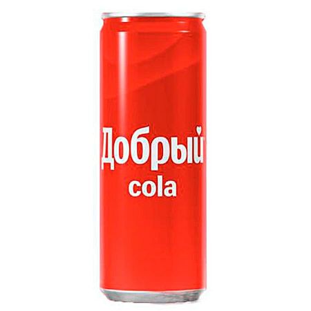 Напиток сильногазированный Добрый Кола, 330 мл