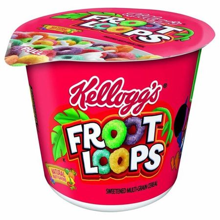 Сухой завтрак Kellogg's Froot Loops с маршмеллоу, в чашке, 42гр