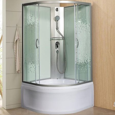 Душевая кабина Мономах XL БК 100x100x44 С МЗ 10000012112 без гидромассажа 35625₽