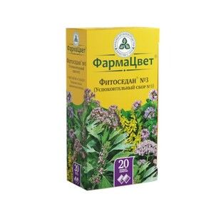 Фитоседан сбор успокоительный 3 Фильтр-пакет 2 г 20 шт 248₽
