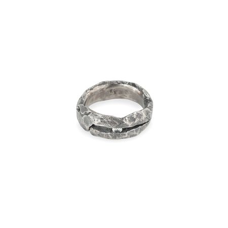 Grani Jewelry Кованое кольцо RUT с аквамарином