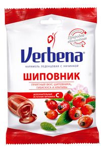 Verbena леденцы Шиповник пакет 60 г
