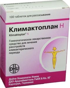 Климактоплан Н Таблетки гомеопатические 100 шт