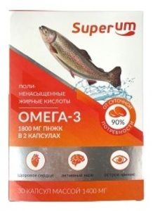 Superum Омега-3 Капсулы 1800 мг 30 шт