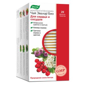 Эвалар БИО Чай для сердца фильтр-пакет 1,5 г 20 шт