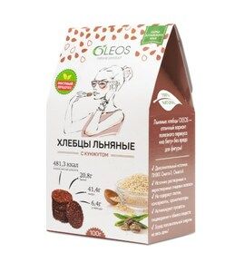 Олеос Хлебцы льняные с кунжутом 100 г