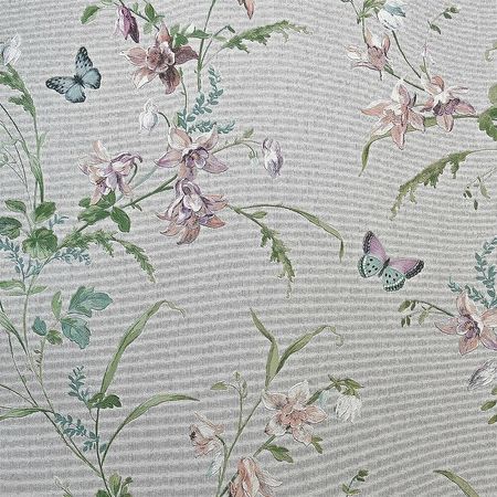 Обои Andrea Rossi Gavi 54373-2 Винил на флизелине 10610 БирюзовыйЗеленыйРозовый БабочкиЦветы 4800₽