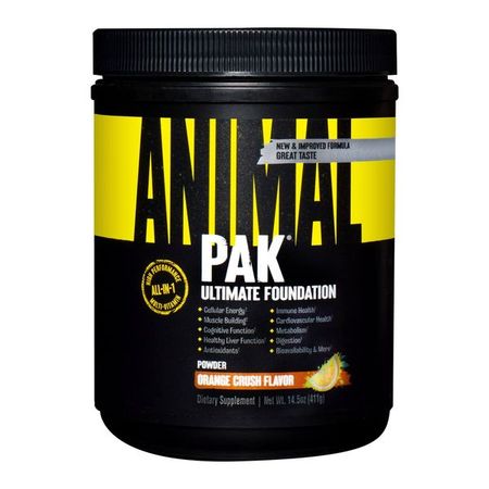 Витамины и минералы комплекс вкус апельсиновый взрыв Pak Powder Animal порошок 411г
