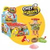 Леденец Johny Bee Chef Burger с пудрой и игрушкой, 20 г