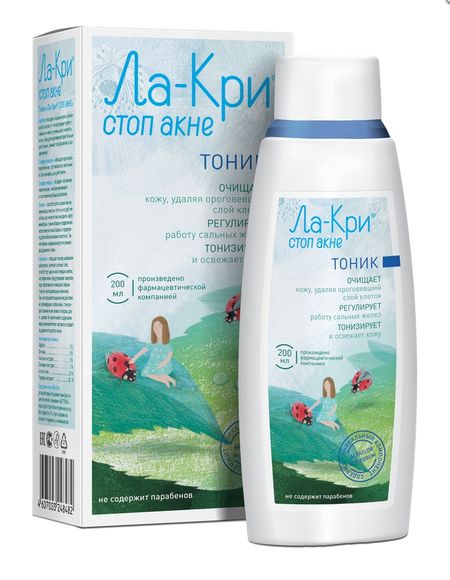 Ла-кри стоп акне тоник 200мл 516₽