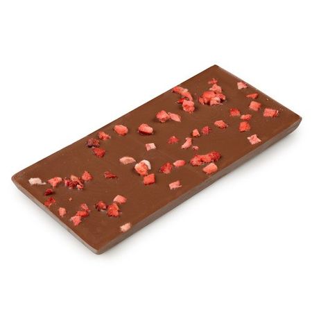 Шоколад Chokodelika молочный Sugar Free с клубникой, полукоробка, 50 гр
