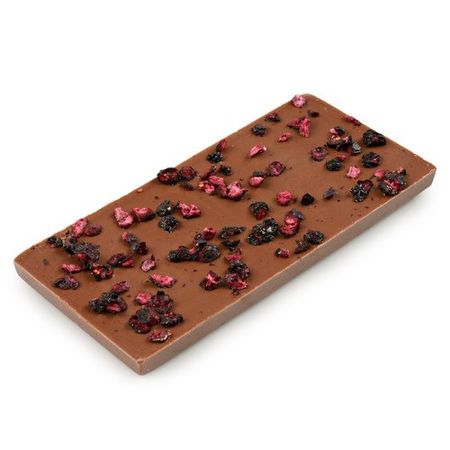 Шоколад Chokodelika молочный Sugar Free с черникой, полукоробка, 50 гр