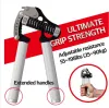 Iron Grip Hand Grip Strengthener  Adjustable Hand Grips for Strength Training Wrist and Forearm Strength Trainer