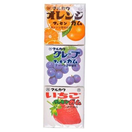 Жевательная резинка Marukawa, микс вкусов, 16,2 гр, 3 вкуса