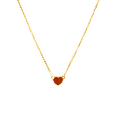 Lovelavka Подвеска Stone Heart из золота с яшмой
