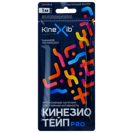 Кинексиб про кинезио-тейп бинт 5смх1м синий 201₽