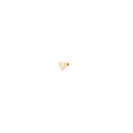 Novizio by AURIS Топ для пирсинга Tiny Heart из золота, 2.5 мм