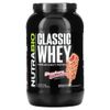 Nutrabio Labs, Classic Whey Protein, клубничное песочное печенье, 907 г (2 фунта)