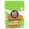 BHU Foods, Растительный протеиновый батончик, арахисовая паста + белый шоколад, 12 батончиков по 45 г (1,6 унции)