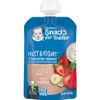 Gerber, Snacks для малышей от 12 месяцев, фрукты и йогурт, клубника и банан, 99 г (3,5 унции)